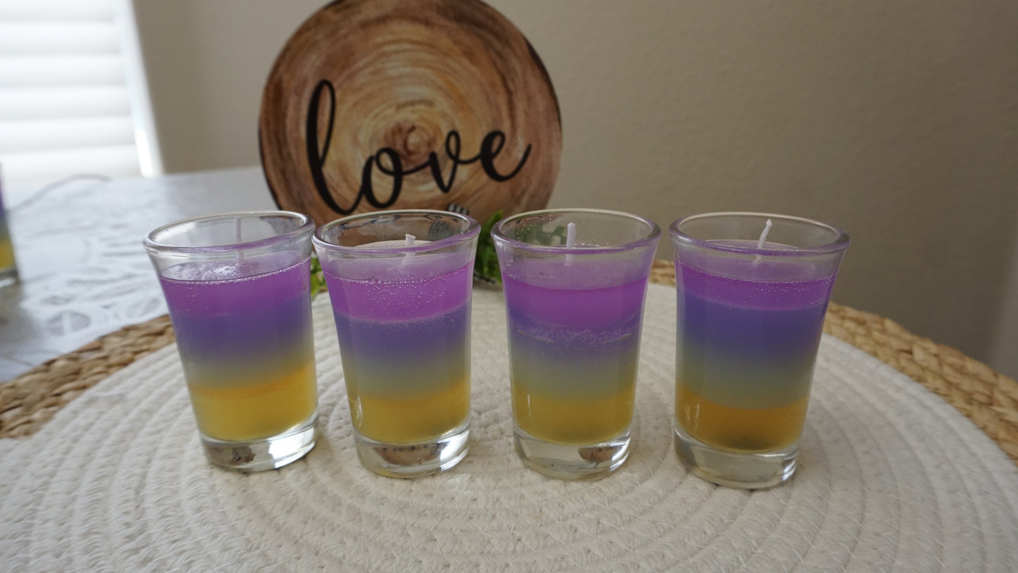 Multicolor Shot candle