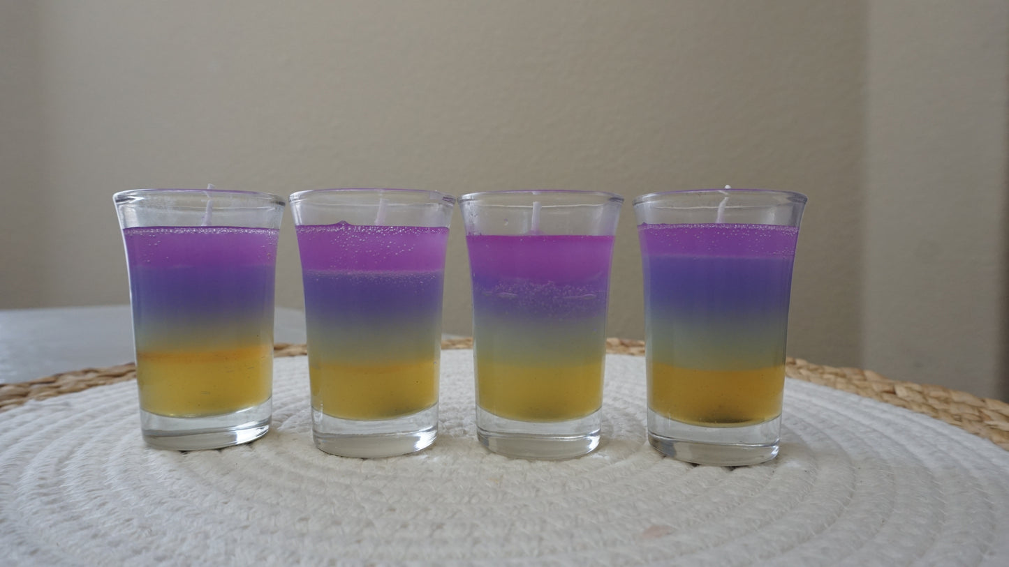 Multicolor Shot candle